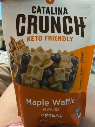 Maple Waffle Protein Cereal by Catalina Crunch - Tier A kids snack
