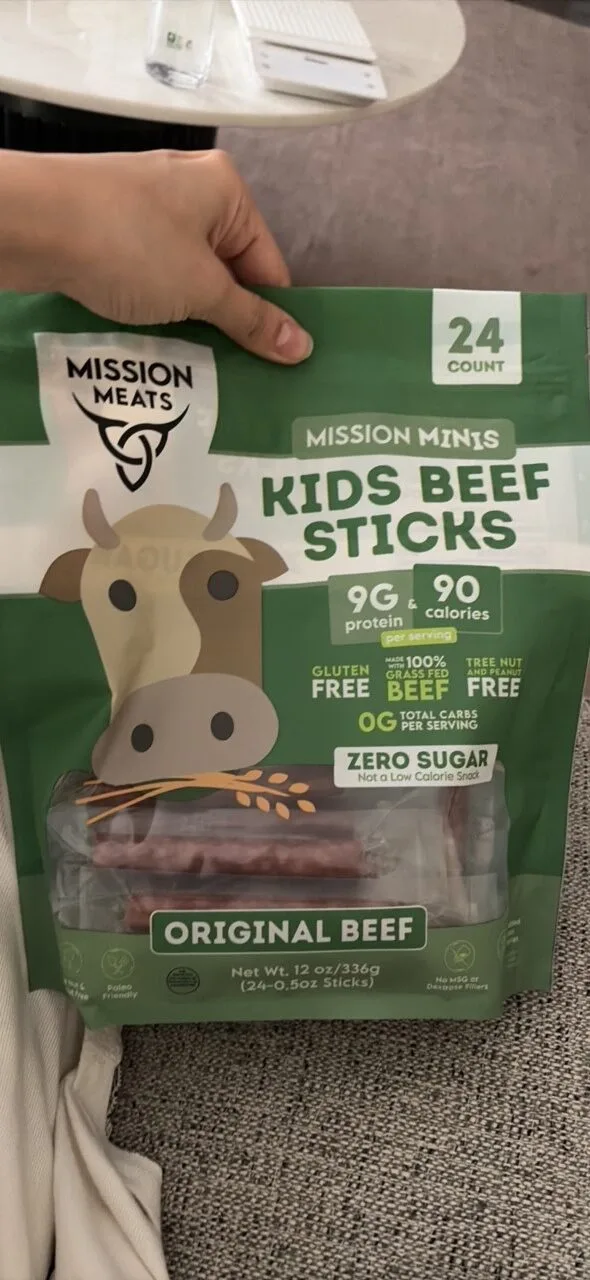 Mission Minis Kids Beef Sticks by Mission Meats - Tier A kids snack