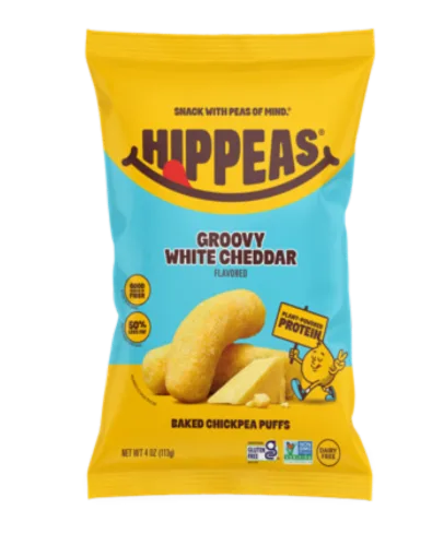 White Chedder Explosion by Hippeas - Tier C kids snack