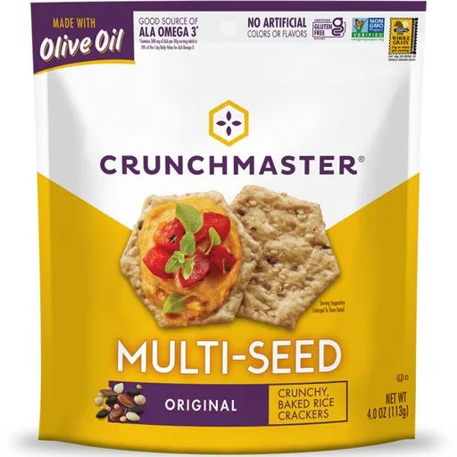 Gluten Free Bakery Crackers Harvest by Crunch Master - Tier B kids snack
