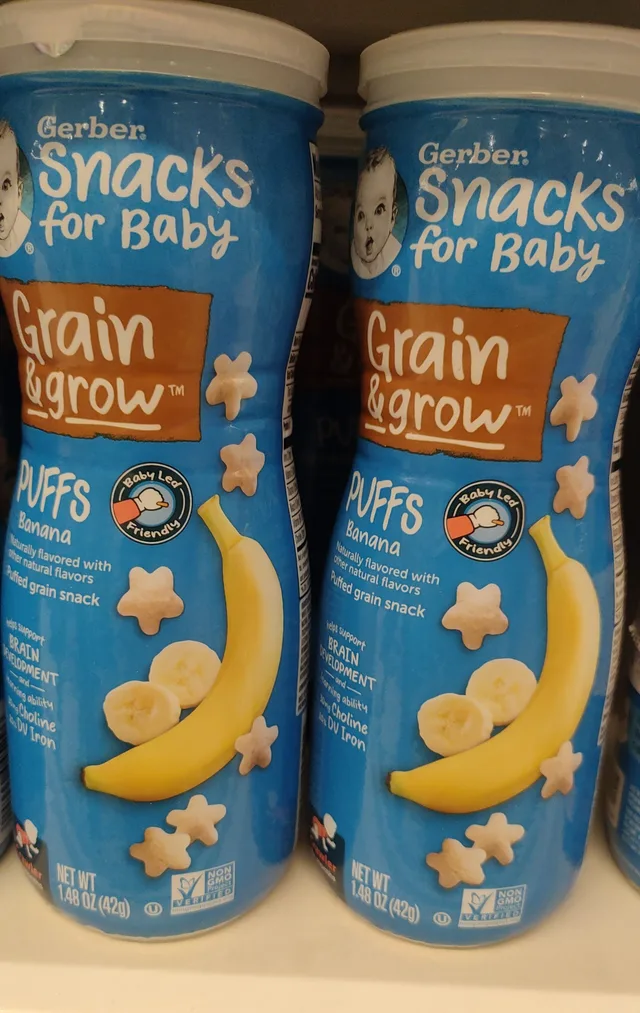 Puffs Banana (Crawler) imp by Gerber - Tier C kids snack
