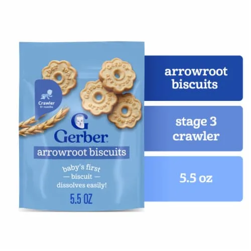 Arrowroot biscuit by Gerber - Tier A kids snack