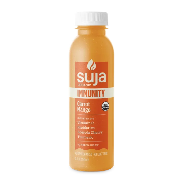 Suja Organic Immunity Carrot Mango (Boosted Cold-Pressed Juice) by Suja Organic - Tier B kids snack