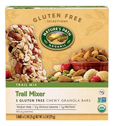 Trail mix chewy granola bars by Nature's Path - Tier D kids snack