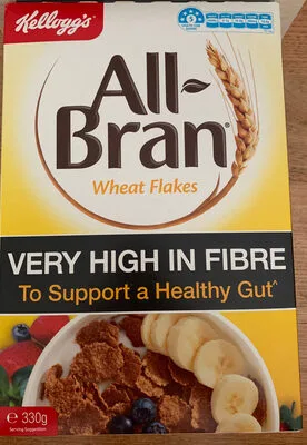 Crispy flakes of whole wheat and wheat bran by Kellogg's - Tier C kids snack