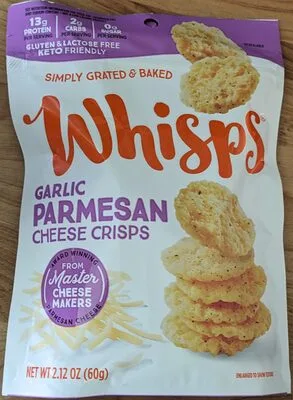 Garlic Parmesan Cheese Crisps by Whisps - Tier A kids snack