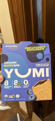 Organic Super Bar Blueberry by Yumi - Tier B kids snack