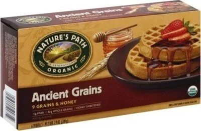 Ancient Grains Waffles by Nature's Path - Tier C kids snack