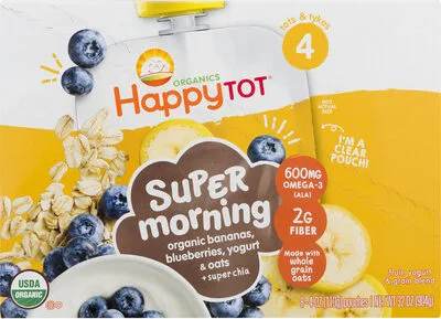 Happy tot organic stage super morning organic by Happy Baby - Tier B kids snack