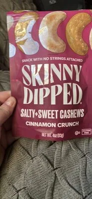 Salty + Sweet Cashews Cinnamon Crunch by Skinny Dipped - Tier C kids snack