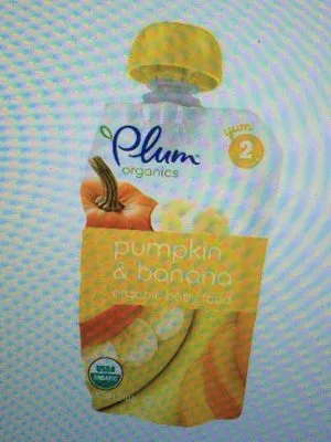 banana + pumpkin by Plum Organics - Tier B kids snack