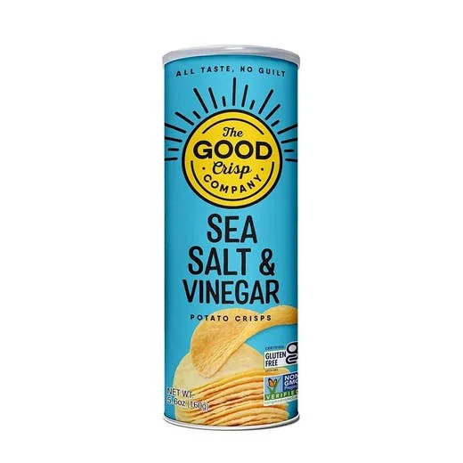 Sea Salt & Vinegar Potato Crisps by Good Crisp - Tier A kids snack