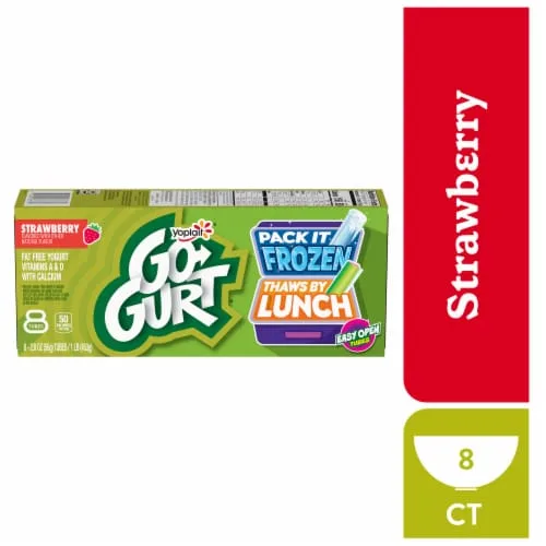 Simply Go-Gurt Strawberry Yogurt by Yoplait - Tier C kids snack