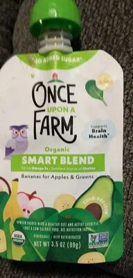 Smart Blend Bananas for Apples & Greens by Once Upon a Farm - Tier B kids snack