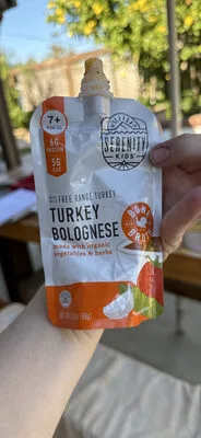 Turkey Bolognese by Serenity Kids - Tier B kids snack
