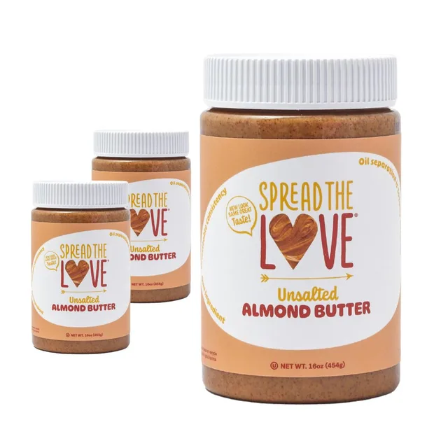 Almond Butter NAKED Unsalted by Spread The Love - Tier B kids snack