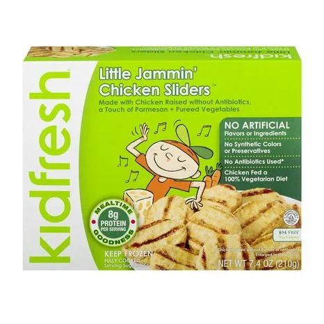LITTLE JAMMIN' CHICKEN SLIDERS by Kidfresh - Tier A kids snack