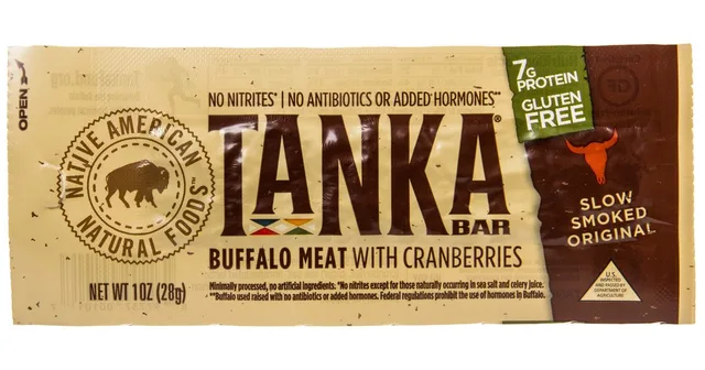 Bar Buffalo & Cranberry by Tanka - Tier E kids snack