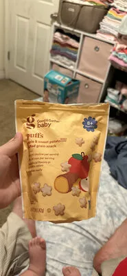 Apple & Sweet Potato Puffs by Good & Gather baby - Tier C kids snack