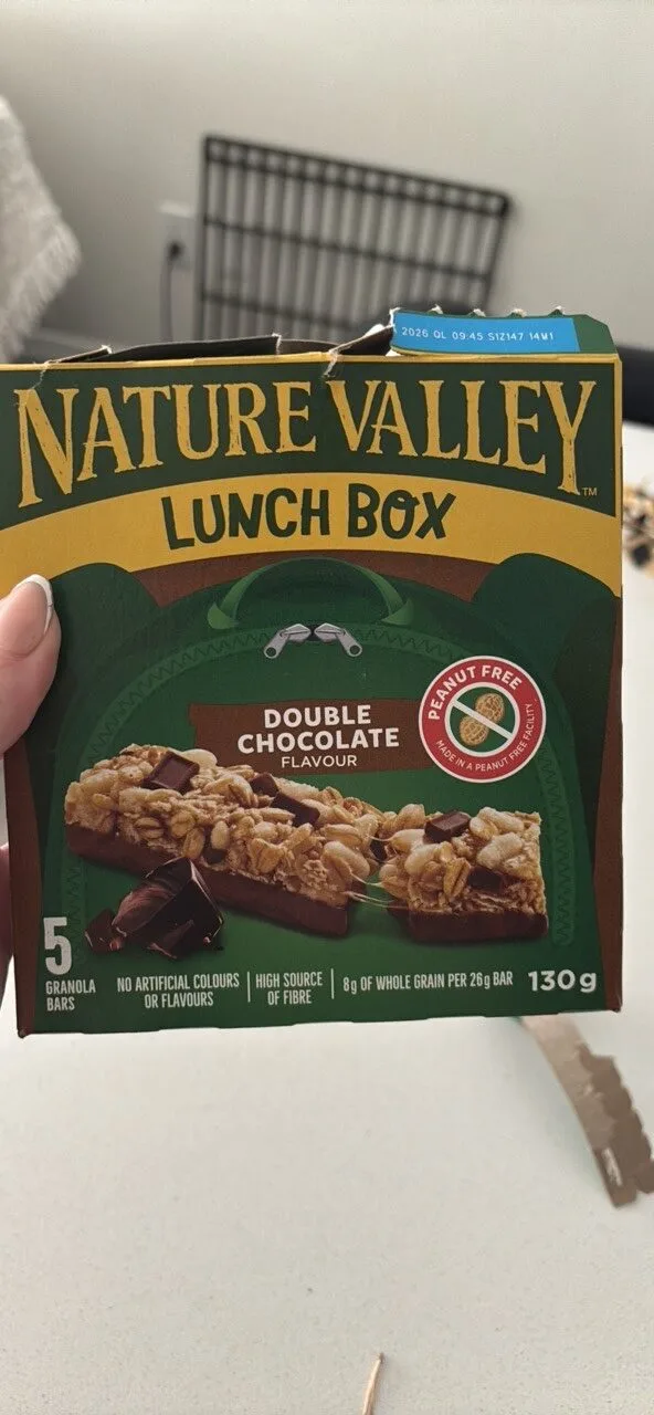 Double Chocolate Flavour Granola Bars by Nature Valley - Tier D kids snack
