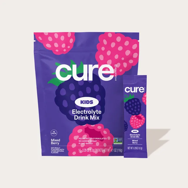 Cure Kids Electrolyte Drink Mix - Mixed Berry by Cure Hydration Kids - Tier B kids snack