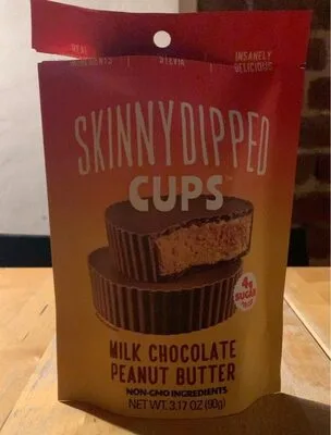 Milk Chocolate Peanut Butter Cups by Skinny Dipped - Tier D kids snack