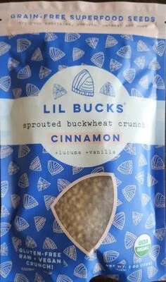 Sprouted Buckwheat Crunch - Cinnamon by Lil Bucks - Tier C kids snack