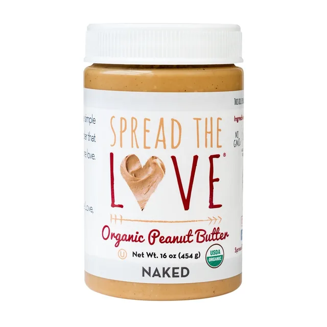 Peanut Butter NAKED Unsalted by Spread The Love - Tier B kids snack