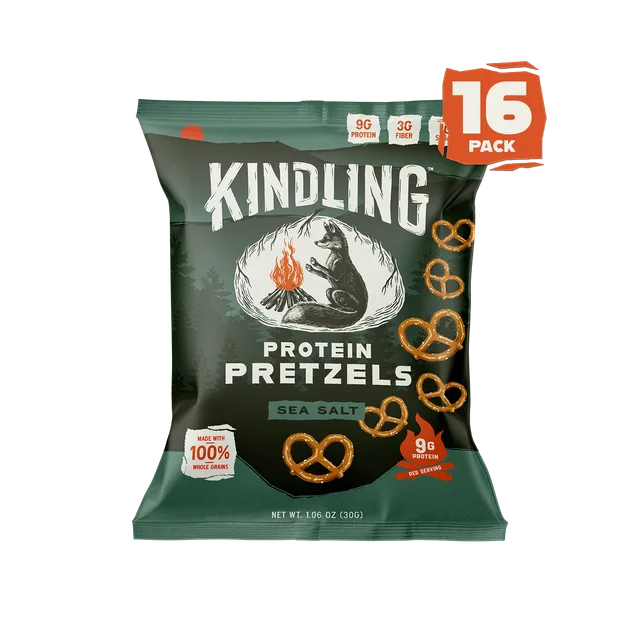 Sea Salt Pretzels by Kindling Snacks - Tier A kids snack