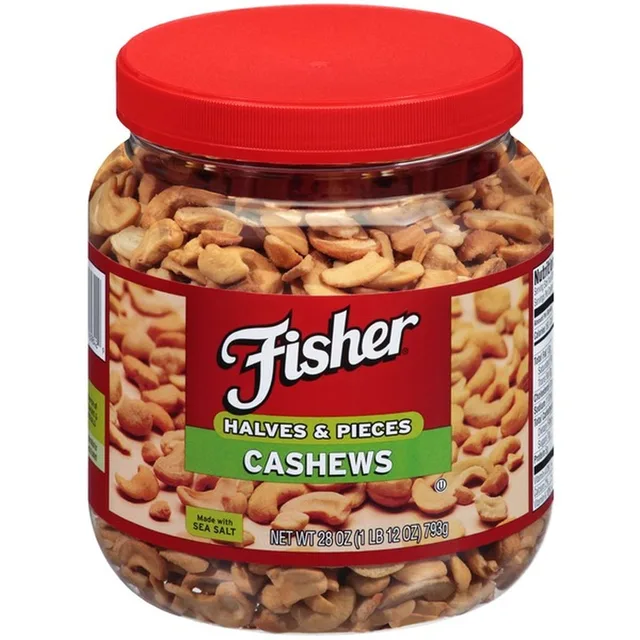 Halves & Pieces Cashews by Fisher - Tier C kids snack