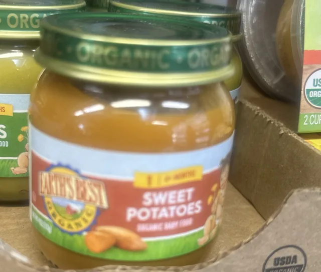 Sweet Potatoes First Stage by Earth's Best - Tier A kids snack