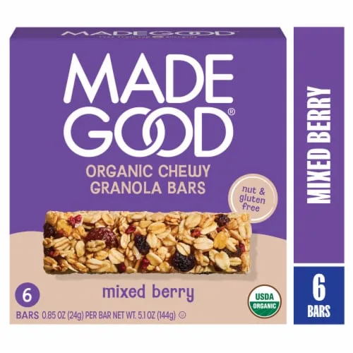 Chewy Granola Bar by MadeGood - Tier D kids snack
