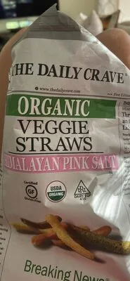 Organic Veggie Straws Himalayan Pink Salt by Daily Crave - Tier C kids snack