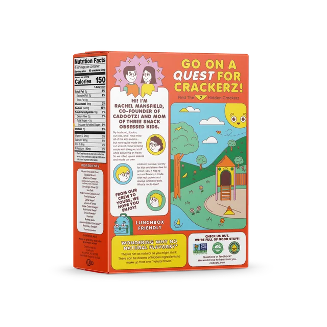 cadootz Cheddar Crackers by cadootz - Tier B kids snack