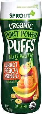 Organic quinoa puffs baby snacks by Sprout Organic - Tier C kids snack