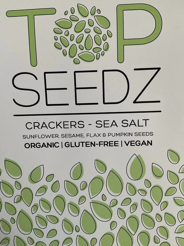 Crackers - Sea Salt by Top Seedz - Tier B kids snack