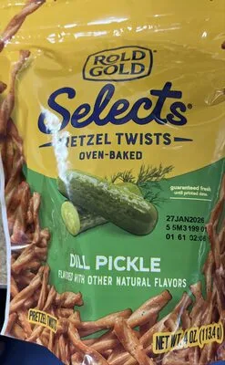 Selects Dill Pickle Pretzel Twists by Rold Gold - Tier B kids snack
