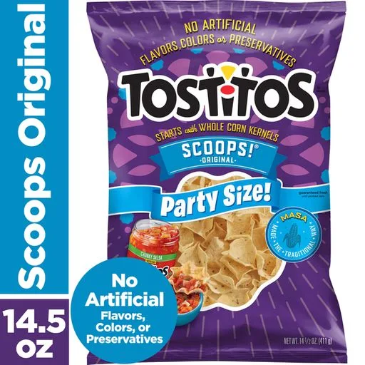 Guacamole With Tostitos Rolls! Tortilla Chips by Tostitos - Tier B kids snack
