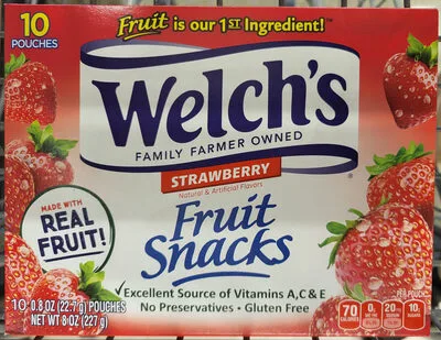 Welch's Strawberry Fruit Snacks by Welch's - Tier E kids snack