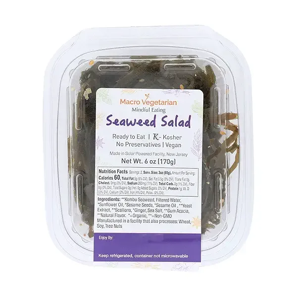 Vegan Seaweed Salad by Macro-Organic - Tier B kids snack