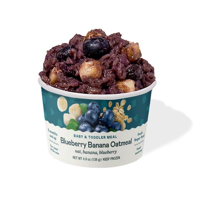 Tiny Organics Blueberry Banana Oatmeal by Tiny Organics - Tier B kids snack