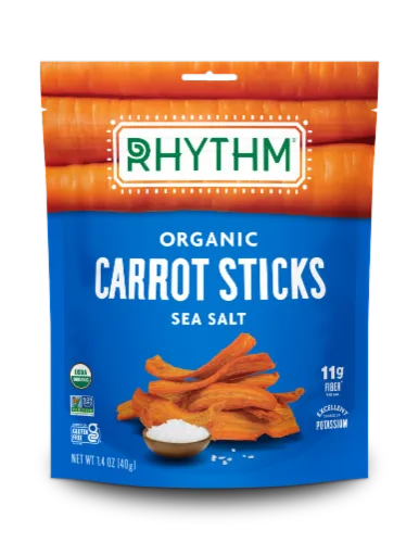 Carrot Sticks — Sea Salt by Rhythm Superfoods - Tier B kids snack