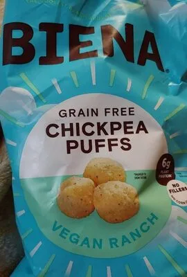 Biena Grain Free Chickpea Puffs- Vegan Ranch Flavor by Biena - Tier B kids snack