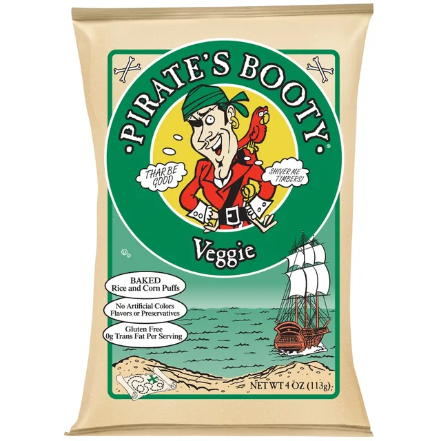 Veggie Puffs by Pirate's Booty - Tier B kids snack