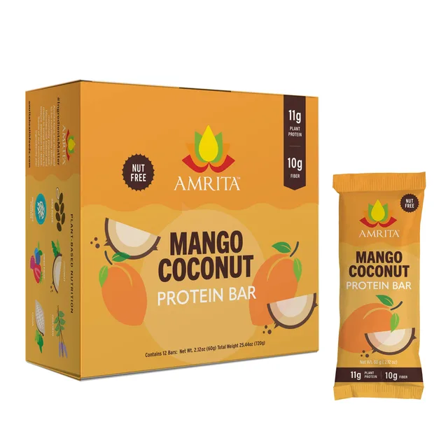 Mango Coconut Protein Bar by Amrita - Tier C kids snack