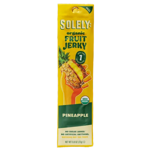 Pineapple Fruit Jerky by Solely - Tier B kids snack