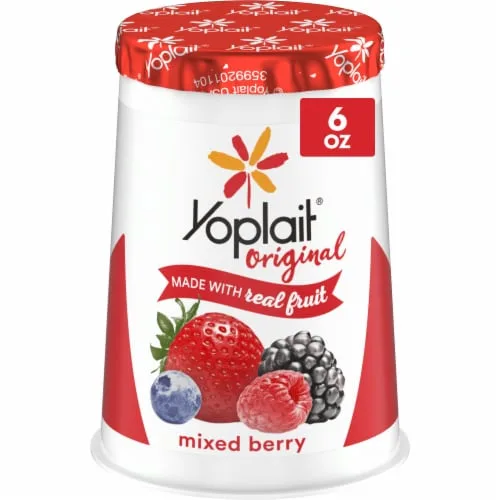 go-gurt, low fat yogurt, mixed berry by Yoplait - Tier D kids snack