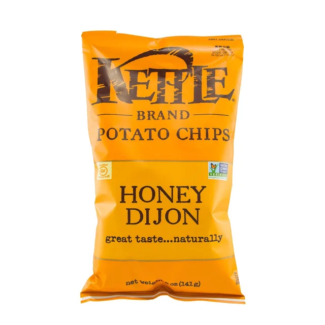 Potato Chips, Honey Dijon Kettle Chips by Kettle Brand - Tier C kids snack