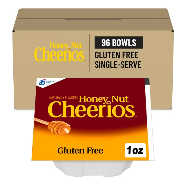Honey Nut Cheerios Cereal Bowlpak by Honey Nut Cheerios - Tier E kids snack