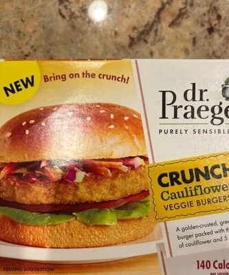 Cauliflower Crunch Burger by Dr. Praeger's - Tier B kids snack